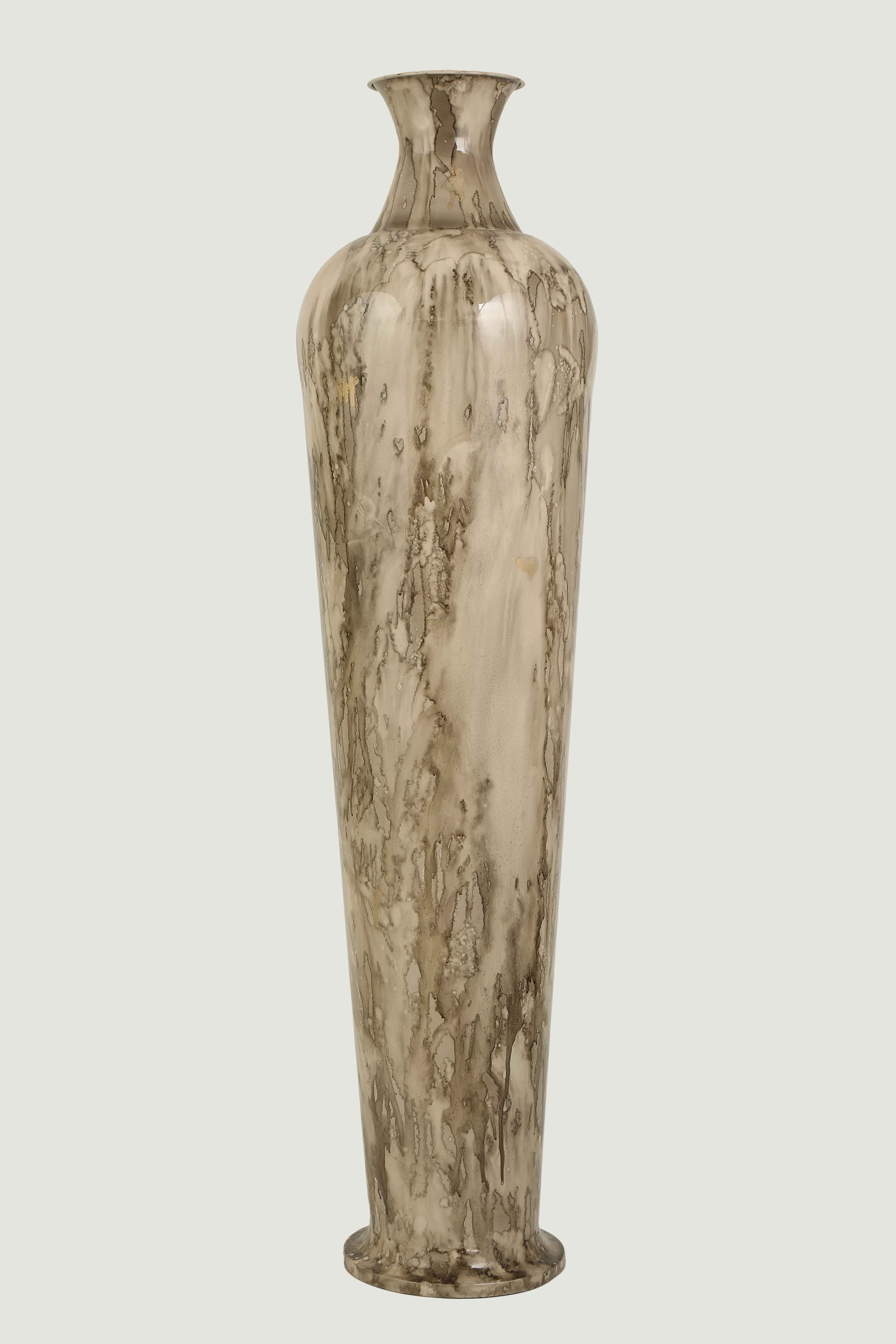 AK.KV0143 - Vitale Marble Krem Vazo 